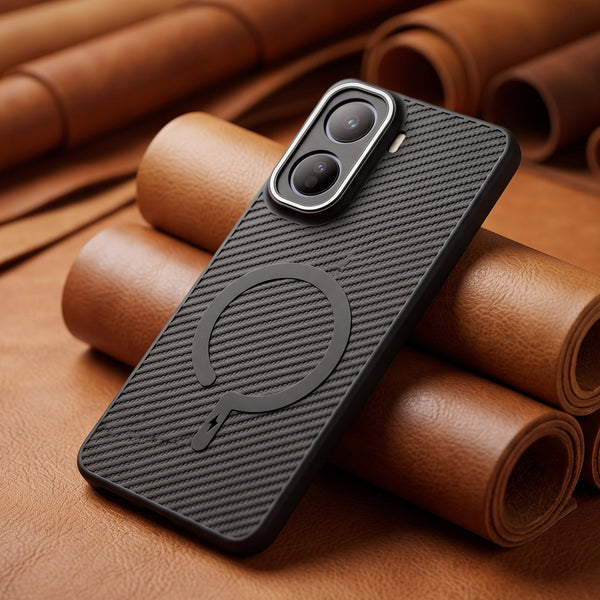 Gripon Black (Grey RING) Silicone Case for Vivo T5 Pro