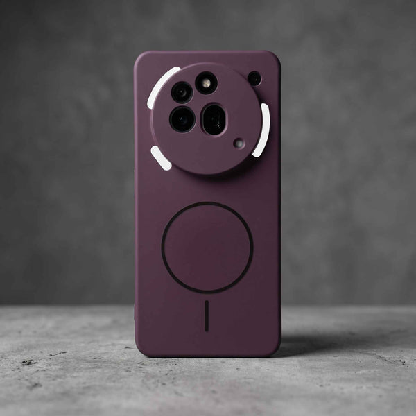 CAVEN Dark Pink Silicone case for Nothing Phone 3a Pro