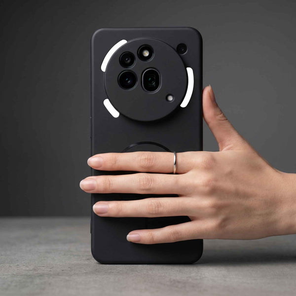 CAVEN Black Silicone case for Nothing Phone 3a Pro