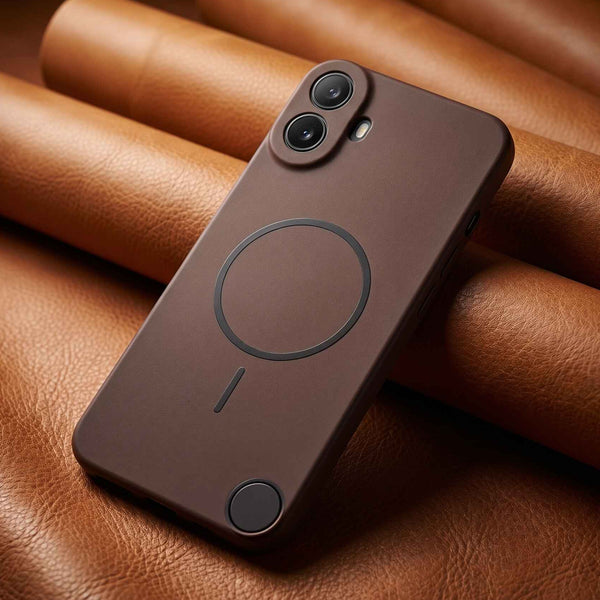 CAVEN Dark Brown Silicone case for CMF PHONE 1