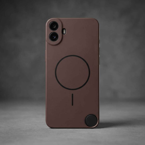CAVEN Dark Brown Silicone case for CMF PHONE 1