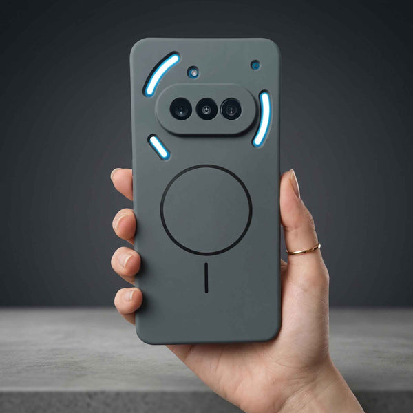 CAVEN Grey Silicone case for Nothing Phone 3a