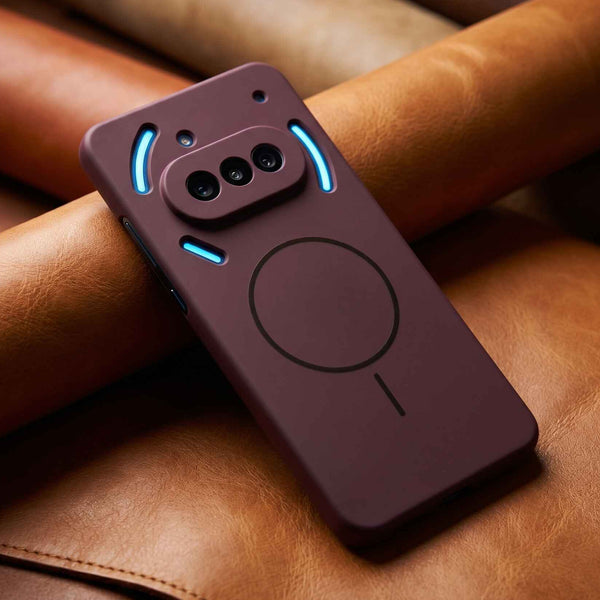 CAVEN Dark Pink Silicone case for Nothing Phone 3a
