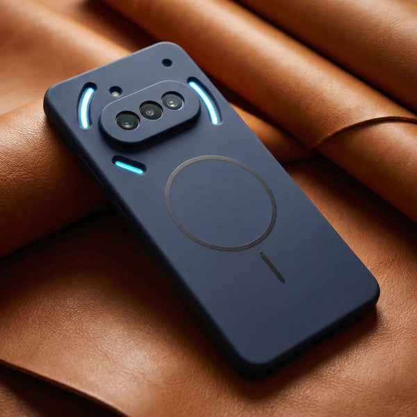 CAVEN Dark Blue Silicone case for Nothing Phone 3a