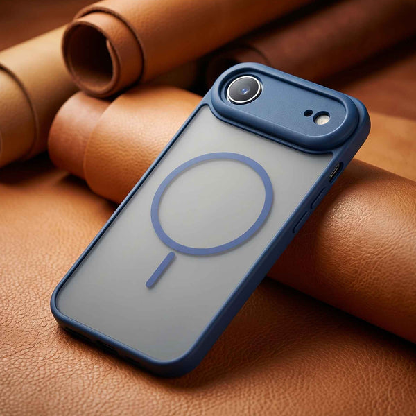 KYRON Matte Dark Blue Case for Apple Iphone Air