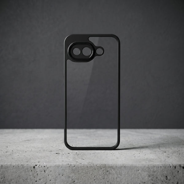 Pureview Black Hybrid Shockproof Silicone Case for Google Pixel 10a