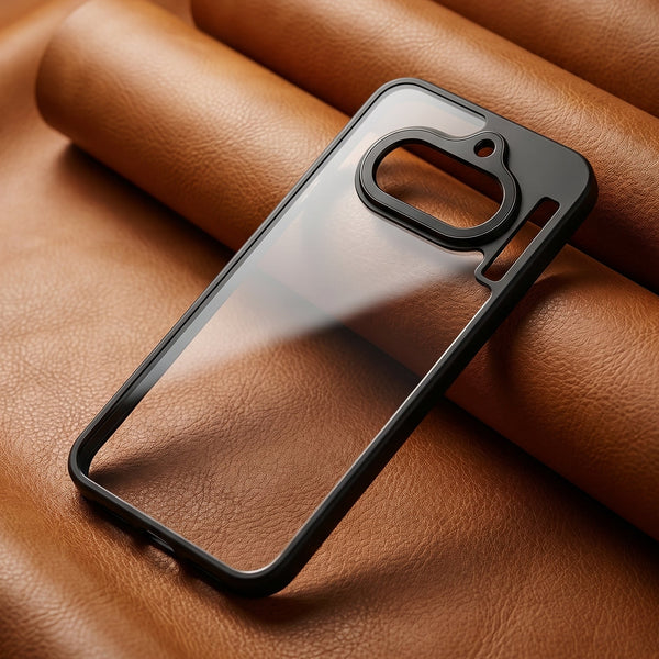 Pureview Black Hybrid Shockproof Silicone Case for Nothing Phone 4a