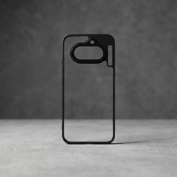 Pureview Black Hybrid Shockproof Silicone Case for Nothing Phone 4a