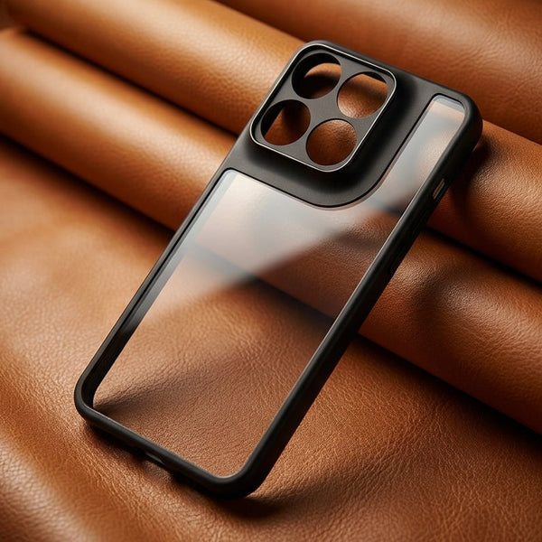 Pureview Black Hybrid Shockproof Silicone Case for Motorola Edge 70 Fusion