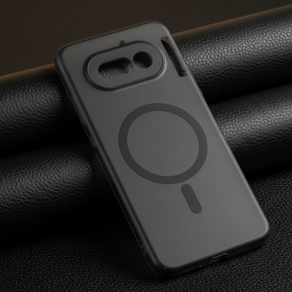 Black Paper Matte Magsafe Case for Nothing Phone 4a