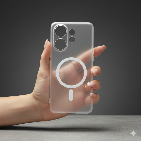 White Paper Matte Magsafe Case for Vivo V60