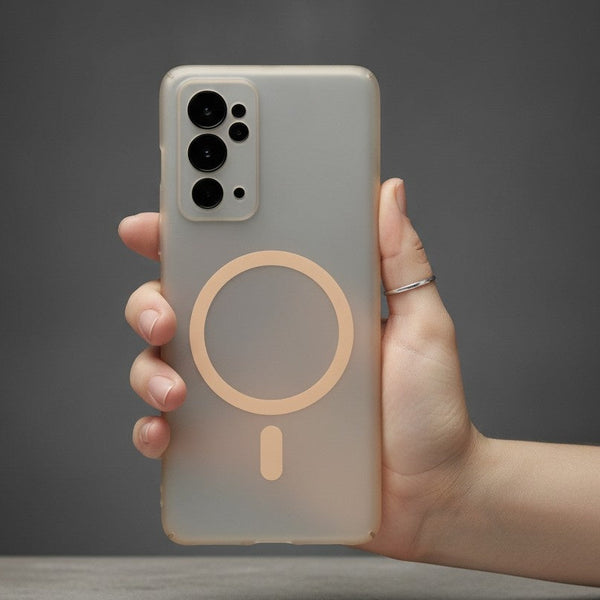 Natural Titanium Paper Matte Magsafe Case for Oneplus 9RT