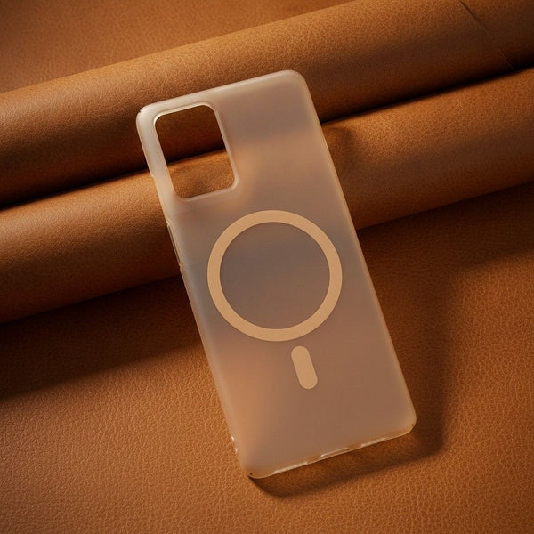 Natural Titanium Paper Matte Magsafe Case for Motorola Edge 50 Fusion