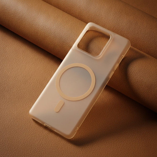Natural Titanium Paper Matte Magsafe Case for Motorola Edge 60 Fusion