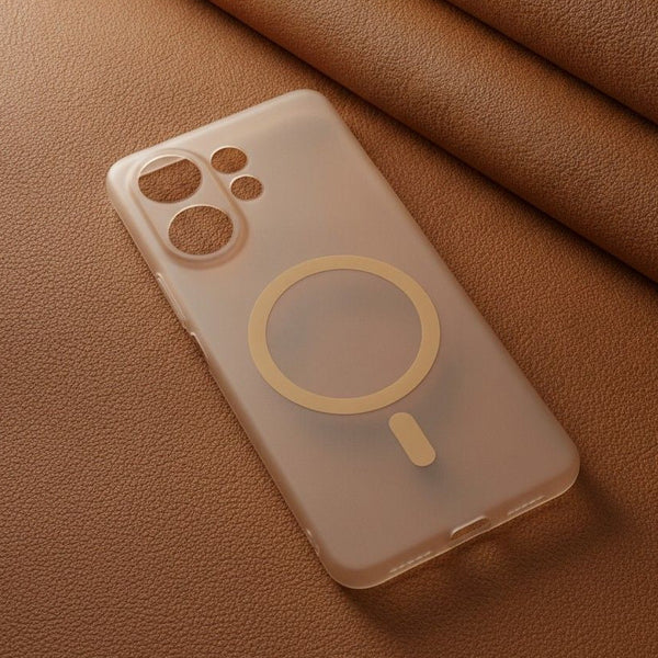 Natural Titanium Paper Matte Magsafe Case for Vivo V60