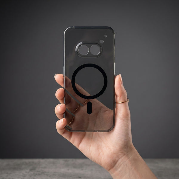 Black Shine Magsafe Transparent Case for Nothing PHONE 2A