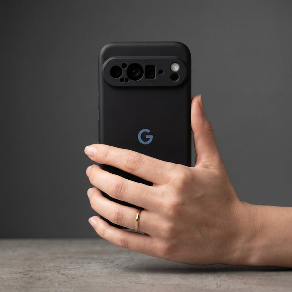 Black Camera Original Silicone case for Google Pixel 9 Pro XL