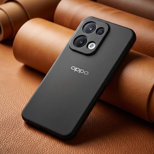 Black Camera Original Silicone case for Oppo Reno 13