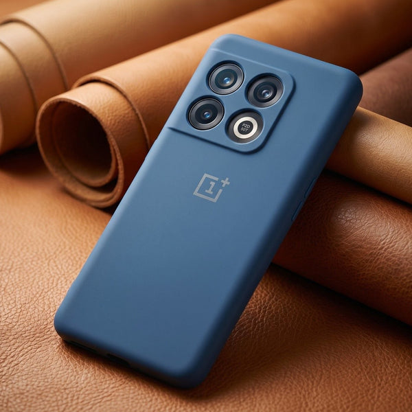 Blue Original Camera Silicone case for Oneplus 10 Pro