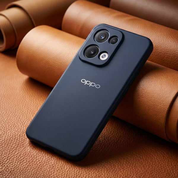 Dark Blue Camera Original Silicone case for Oppo Reno 13