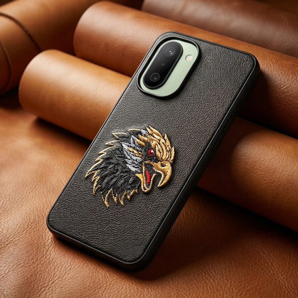 Black Leather Eagle OC Ornamented for Oneplus 15r