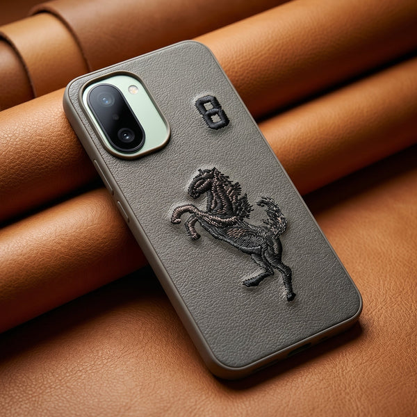 Grey Leather Horse No.8 OC Ornamented for Oneplus 15r