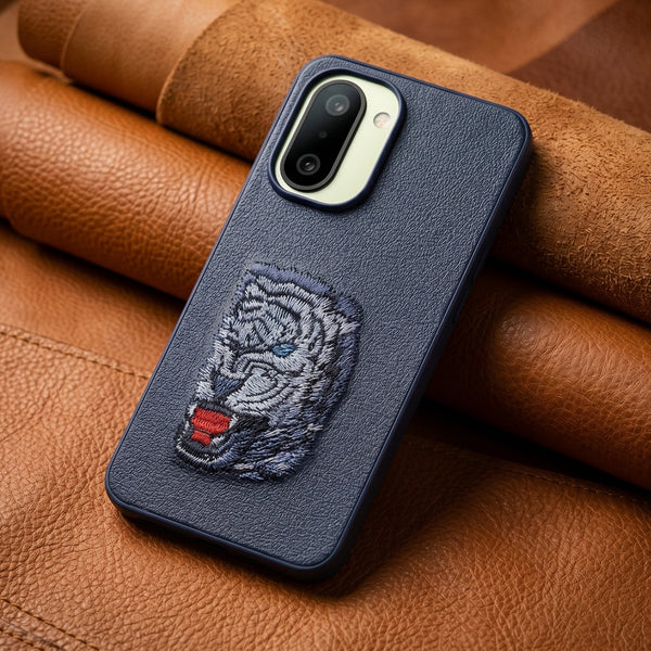 Blue Leather Blue Lion OC Ornamented for Oneplus 15r
