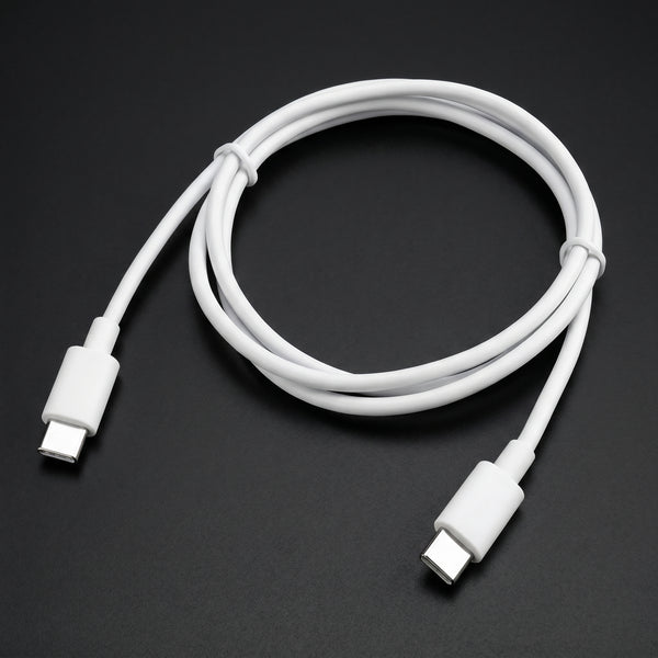 TheHatke White Type C to C Super Fast Charging & Quick Data Transfer Cable for Google