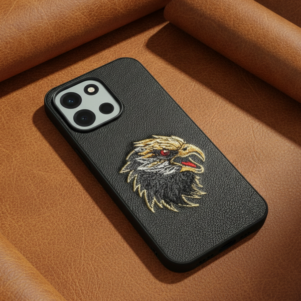 Black Leather Eagle OC Ornamented for Oneplus Nord 6