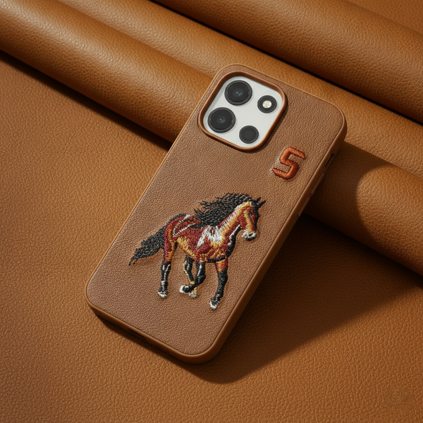 Brown Leather Horse No. 5 OC Ornamented for Oneplus Nord 6