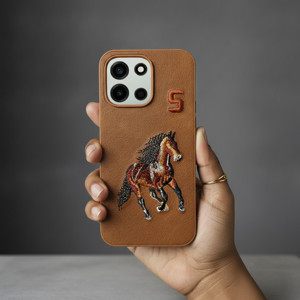 Brown Leather Horse No. 5 OC Ornamented for Oneplus Nord 6