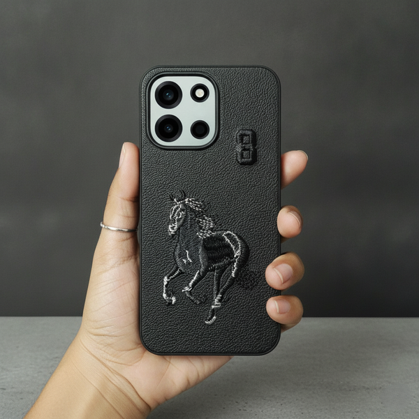 Black Leather Horse No. 3 OC Ornamented for Oneplus Nord 6