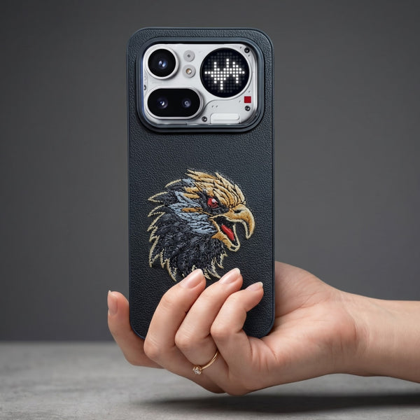 Black Leather Eagle OC Ornamented for Nothing Phone 4A Pro