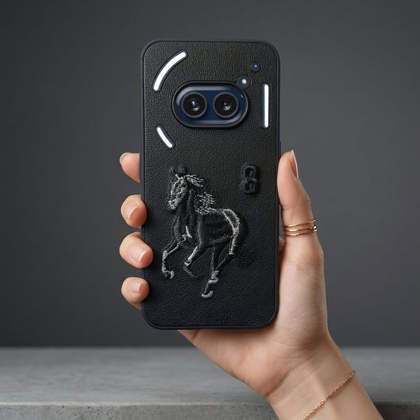 Black Leather Horse No. 3 OC Ornamented for  Nothing Phone 2a