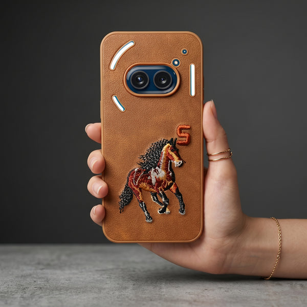 Brown Leather Horse No. 5 OC Ornamented for  Nothing Phone 2a