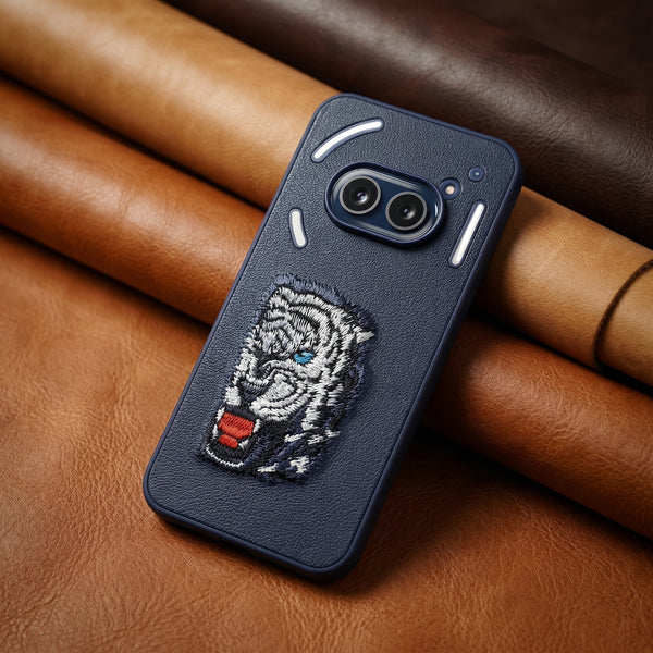 Blue Leather Blue Lion OC Ornamented for  Nothing Phone 2a