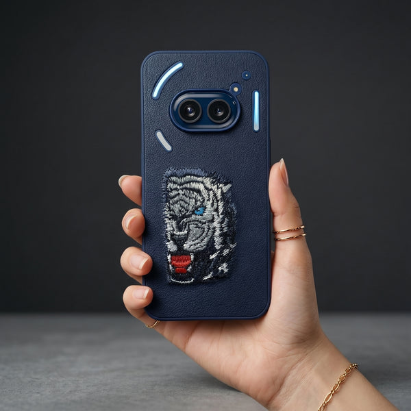 Blue Leather Blue Lion OC Ornamented for  Nothing Phone 2a