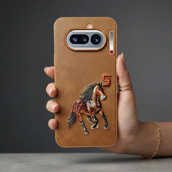 Brown Leather Horse No. 5 OC Ornamented for Nothing Phone 4a
