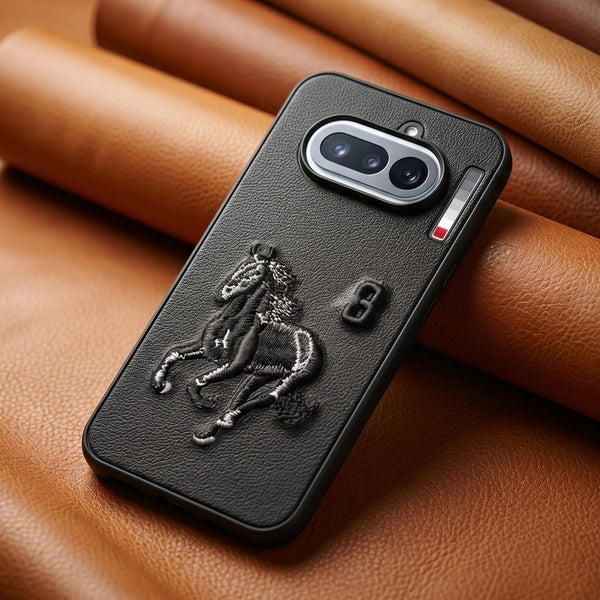 Black Leather Horse No. 3 OC Ornamented for Nothing Phone 4a
