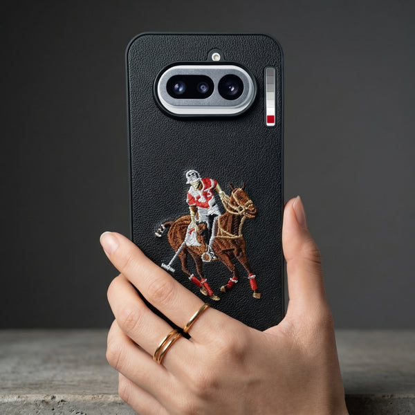 Black Leather Horse Rider OC Ornamented for Nothing Phone 4a