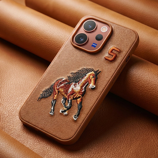 Brown Leather Horse No. 5 OC Ornamented for Vivo V70