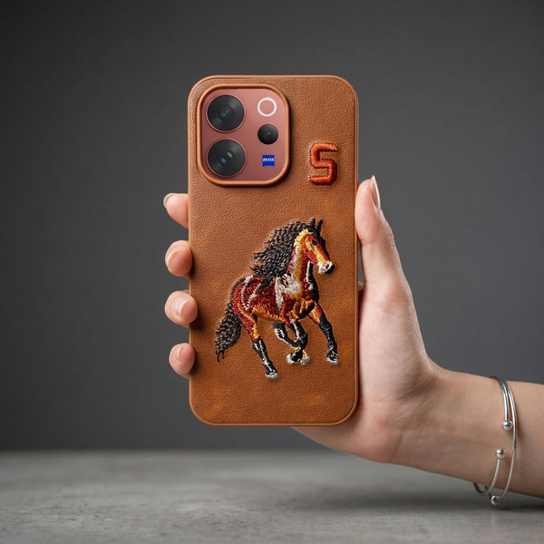 Brown Leather Horse No. 5 OC Ornamented for Vivo V70