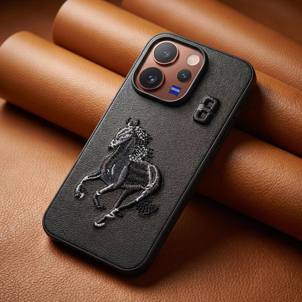 Black Leather Horse No. 3 OC Ornamented for Vivo V70