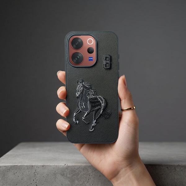 Black Leather Horse No. 3 OC Ornamented for Vivo V70