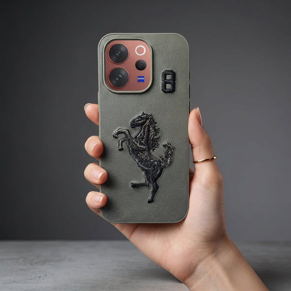 Grey Leather Horse No.8 OC Ornamented for Vivo V70