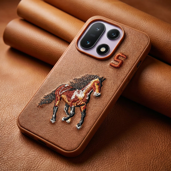 Brown Leather Horse No. 5 OC Ornamented for Oneplus 15