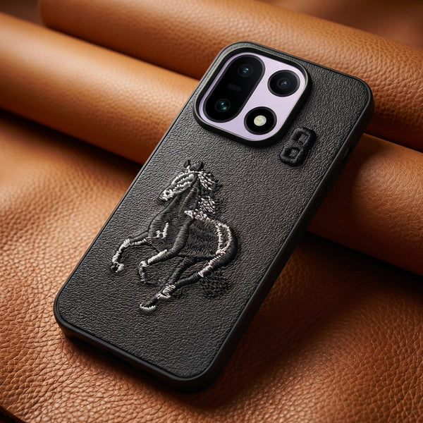 Black Leather Horse No. 3 OC Ornamented for Oneplus 15