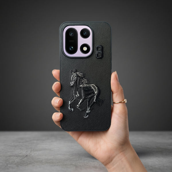 Black Leather Horse No. 3 OC Ornamented for Oneplus 15