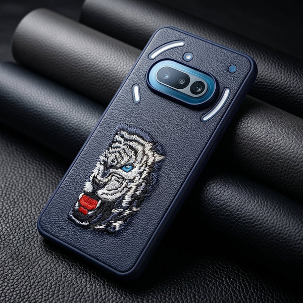 Blue Leather Blue Lion OC Ornamented for Nothing Phone 3a