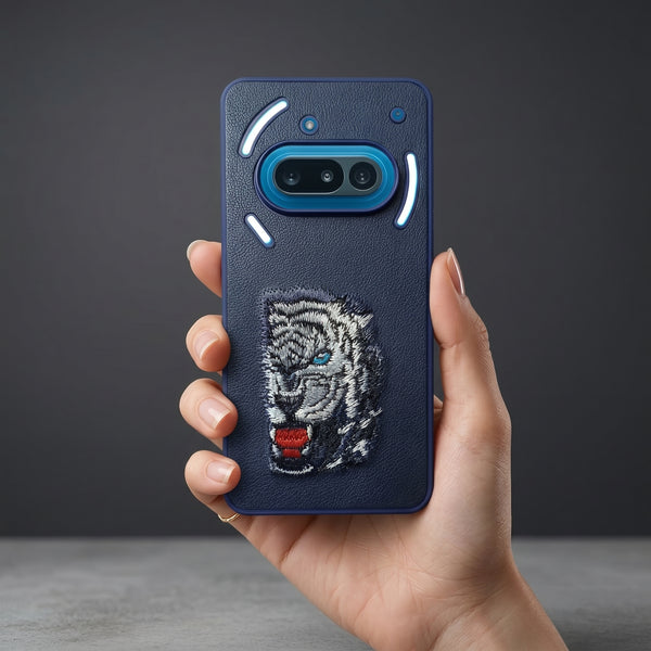 Blue Leather Blue Lion OC Ornamented for Nothing Phone 3a